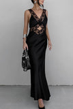 Lace Detail Casual Dress