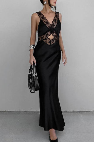 Lace Detail Casual Dress