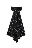 Polka Dot Wrap Top