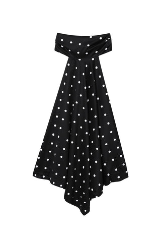 Polka Dot Wrap Top