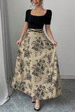 Floral Detail Maxi Dress