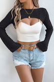 Stylish Cutout Cropped Top