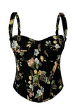 Floral Corset-Style Camisole