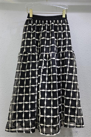 Geometric Pattern Skirt