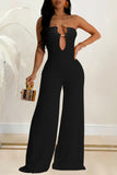 Strapless Wide-Leg Jumpsuit