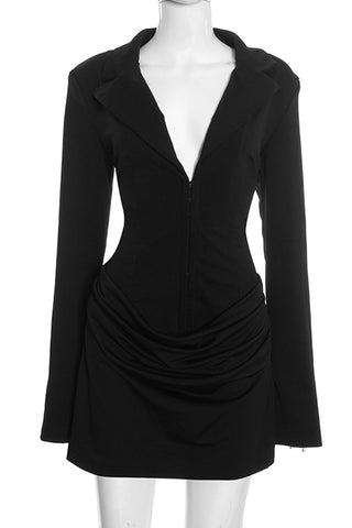 Stylish Ruched Casual Dress