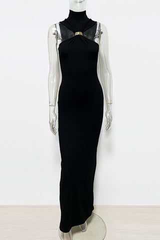 Halter Neck Evening Gown