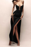 Strappy Cutout Evening Gown