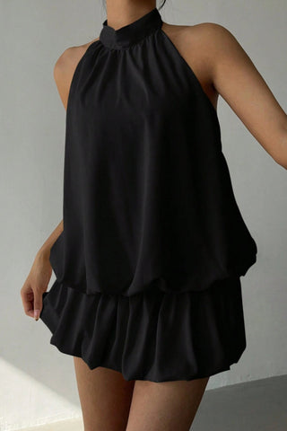 Halter Neck Mini Dress