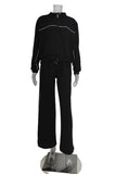 Stylish Two-Piece Track Suit Set