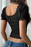 Off-Shoulder Lace Blouse