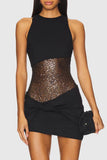 Sequin-Accent Night Out Dress