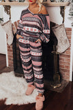 Retro Christmas Pullover & Lounge Pant Set