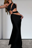 Elegant Cut-Out Evening Gown