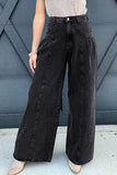 High-Waisted Wide-Leg Jeans