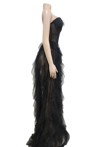 Stunning Strapless Evening Gown