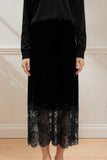 Lace-Trim Skirt
