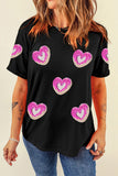 Donut Heart Valentines Graphic Tee