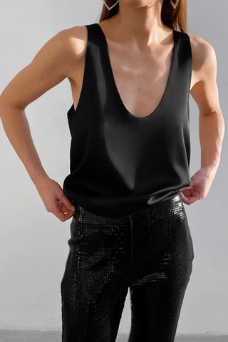 Relaxed Sleeveless Tank Top