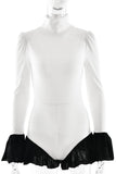 Elegant Ruffled Hem Romper