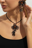 Floral Pendant Statement Necklace