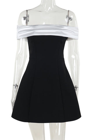 Chic Off-Shoulder Evening Dress