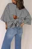 Striped Drop Shoulder Tee