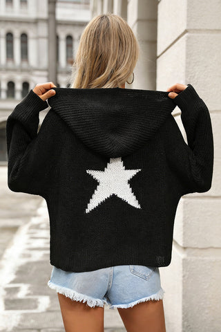 Cozy Hooded Sweater with Pocket
