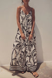 Printed Maxi Casual Dress