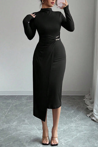 Elegant Asymmetric Evening Dress