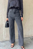 Studded Straight-Leg Jeans