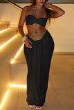 Elegant Textured Skirt Set