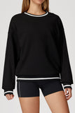 Crew Neck Long Sleeve Active Top