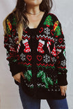 Festive Holiday Knit Cardigan