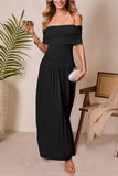 Elegant Off-Shoulder Maxi Dress