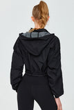 Hooded Drawstring Jacket