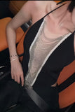 Draped Front Halter Tank