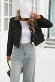 Sparkle Button Blazer