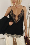 Lace-Trimmed Camisole Top