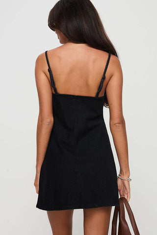 Sleeveless Denim Mini Dress