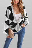 Geometric Patterned Cardigan
