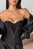 Strapless Corset Tank Top