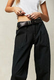 Casual Straight-Leg Denim Jeans