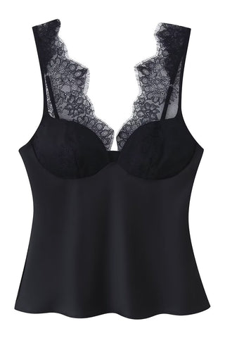 Lace Trim Cami Top