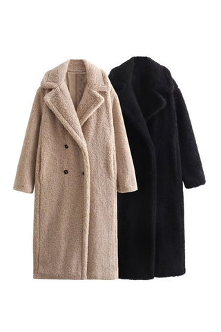 Cozy Longline Teddy Jacket