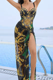 Elegant Chain-Pattern Bikini Set