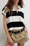 Striped Polo T-Shirt
