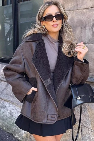 Stylish Button-Front Coat