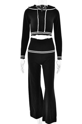 Stylish Hooded Pants Set