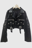 Cropped Belted Pocket Jacket